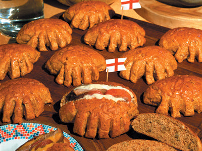 Savoury Dragon's Feet Rolls - Great for St. George's Day