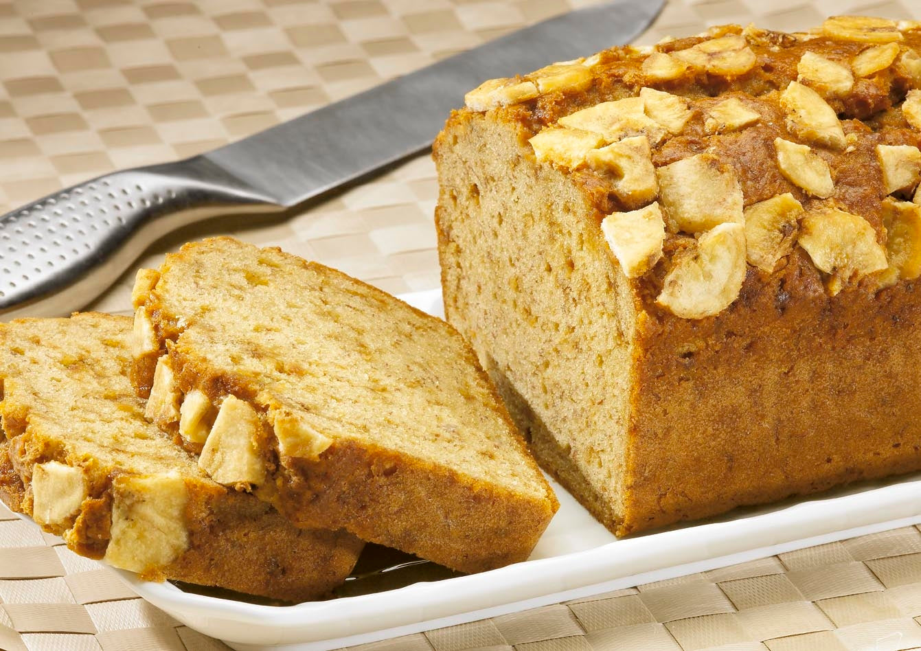 Toffee & Banana Loaf Cake