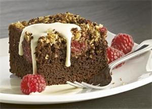 Raspberry Chocolate Crumble