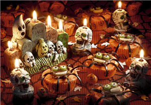 Spooky Spider Toffee Cakes - Happy Halloween!