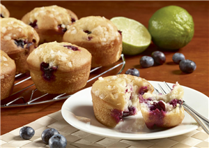 Blueberry Lime Friands