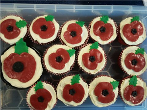 Edith's Poppy Cupcakes
