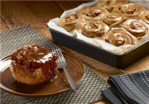 Banana, Pecan and Butterscotch Buns