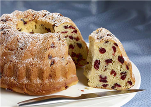 Cranberry and White Chocolate Kugelhopf