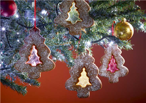 Gingerbread Stained Glass Biscuits