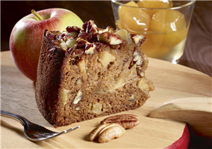 Apple & Pecan Ginger Cake