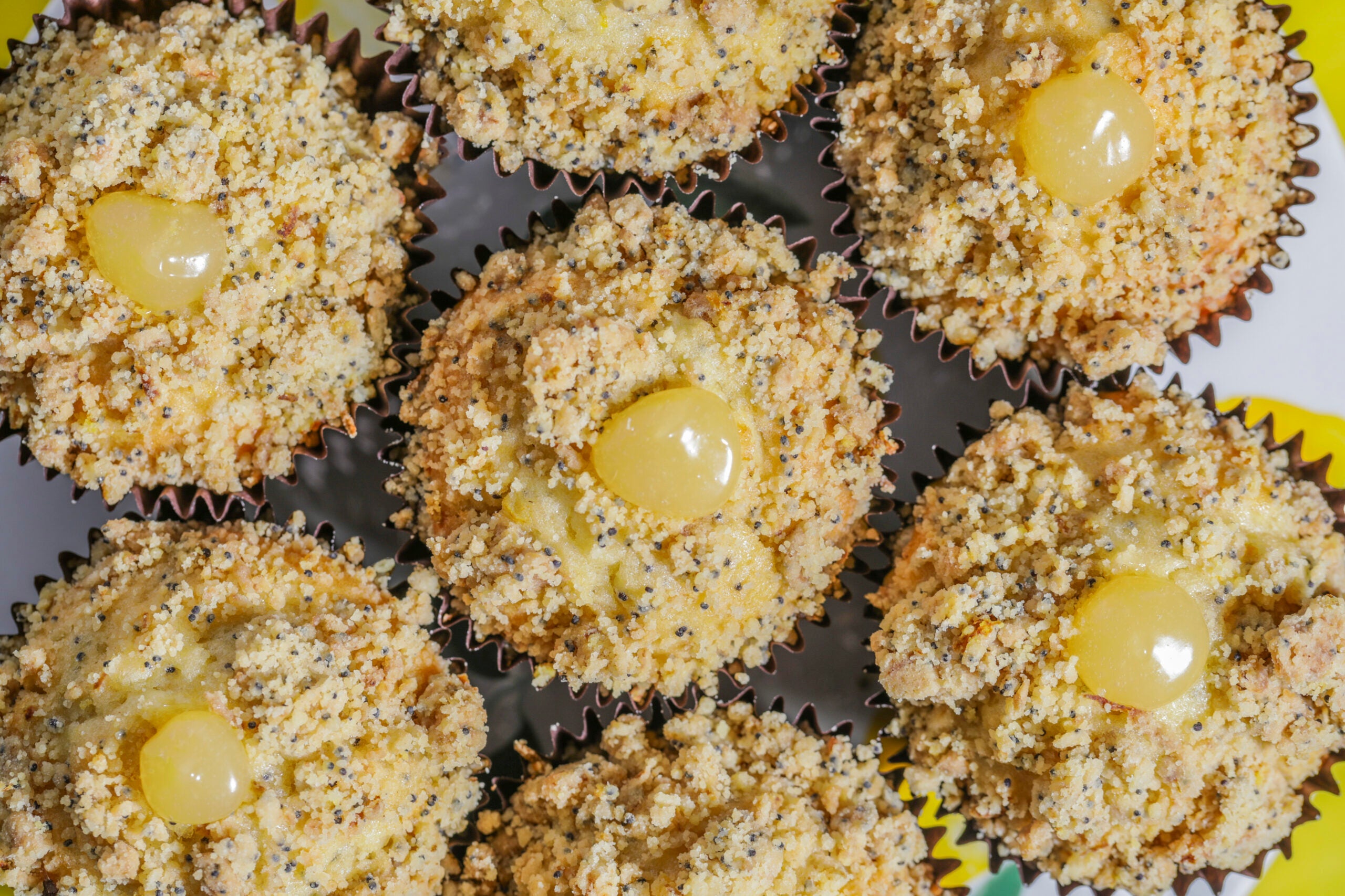 Lemon, orange & poppy seed muffins