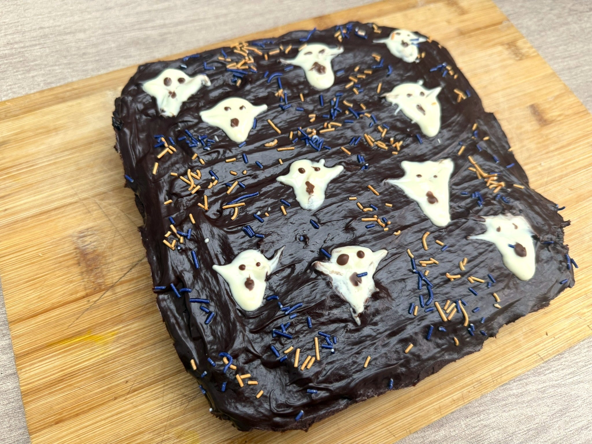 Halloween Chocolate Brownies