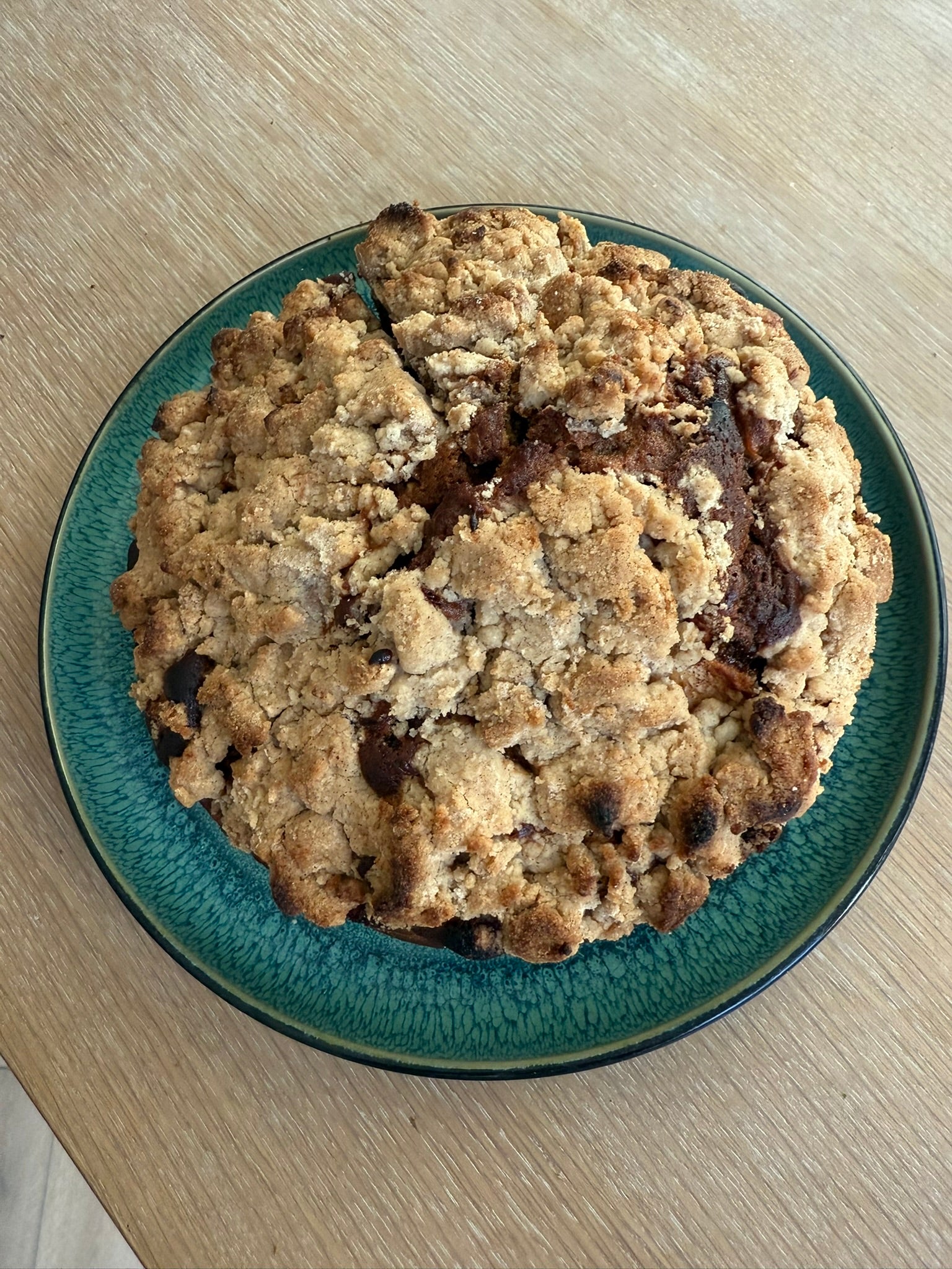 Ginger & Apple Crumble Cake