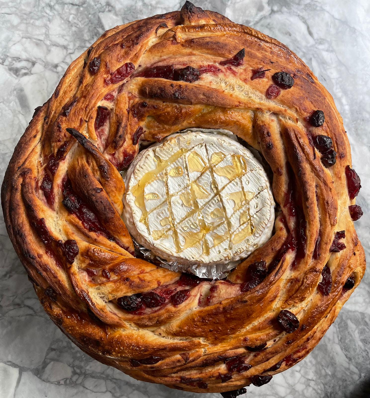 Cranberry and Camembert Bread