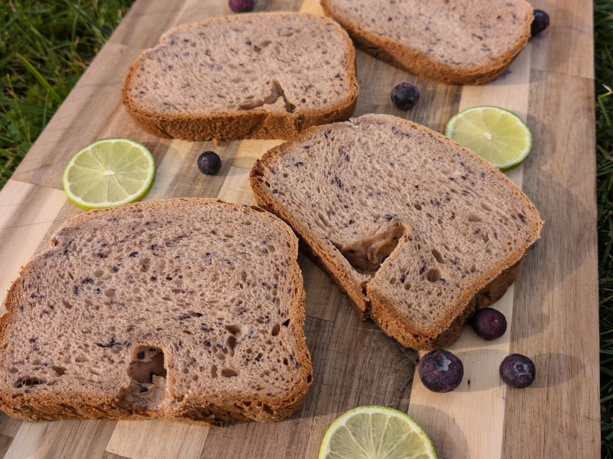 Lemon, Lime & Blueberry Bread