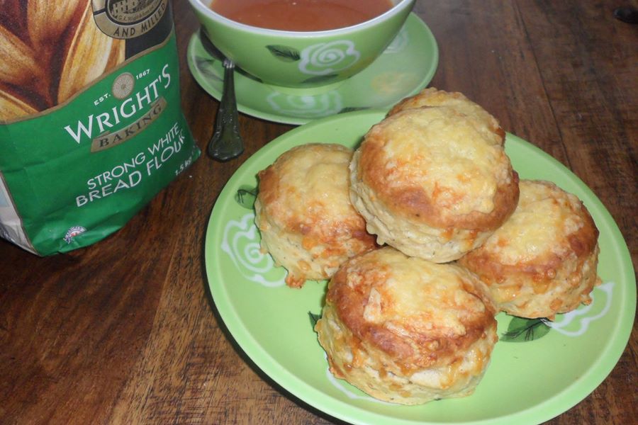 Cheesy Herb Cobblers