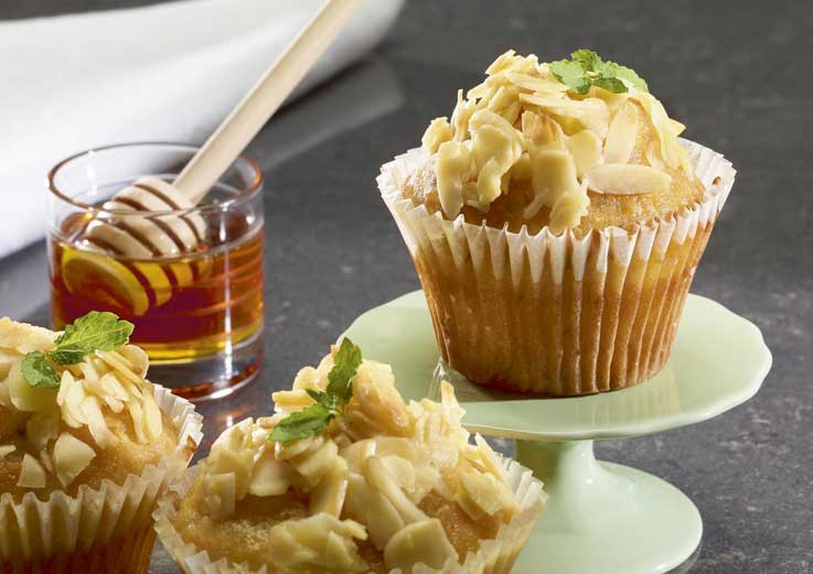 Honey and Mint Muffins