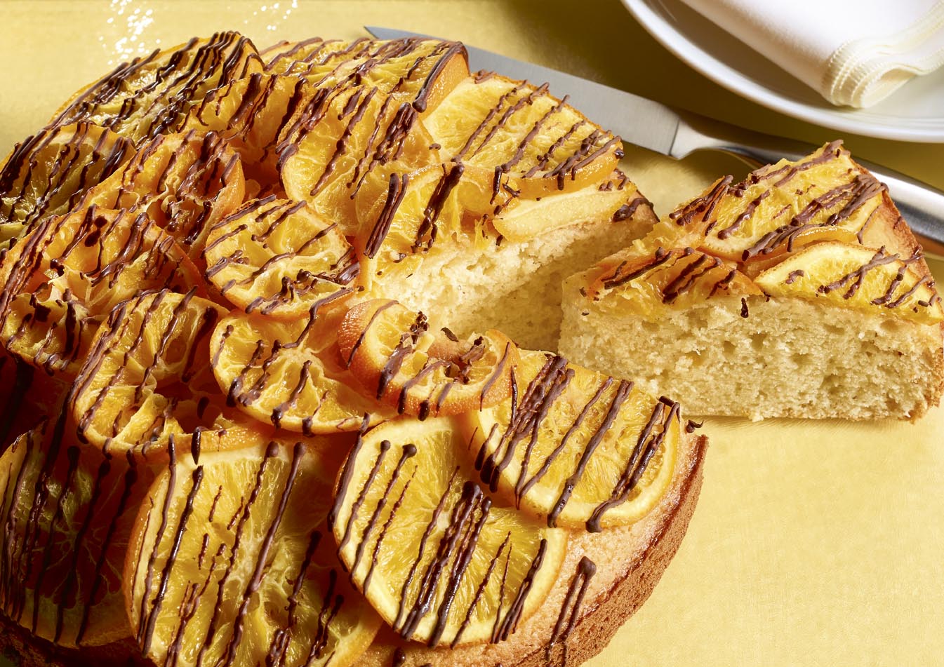 Orange Olive Almond Cake