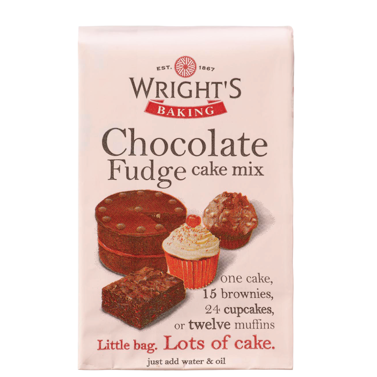 Chocolate Fudge Cake Mix 5 x 500g
