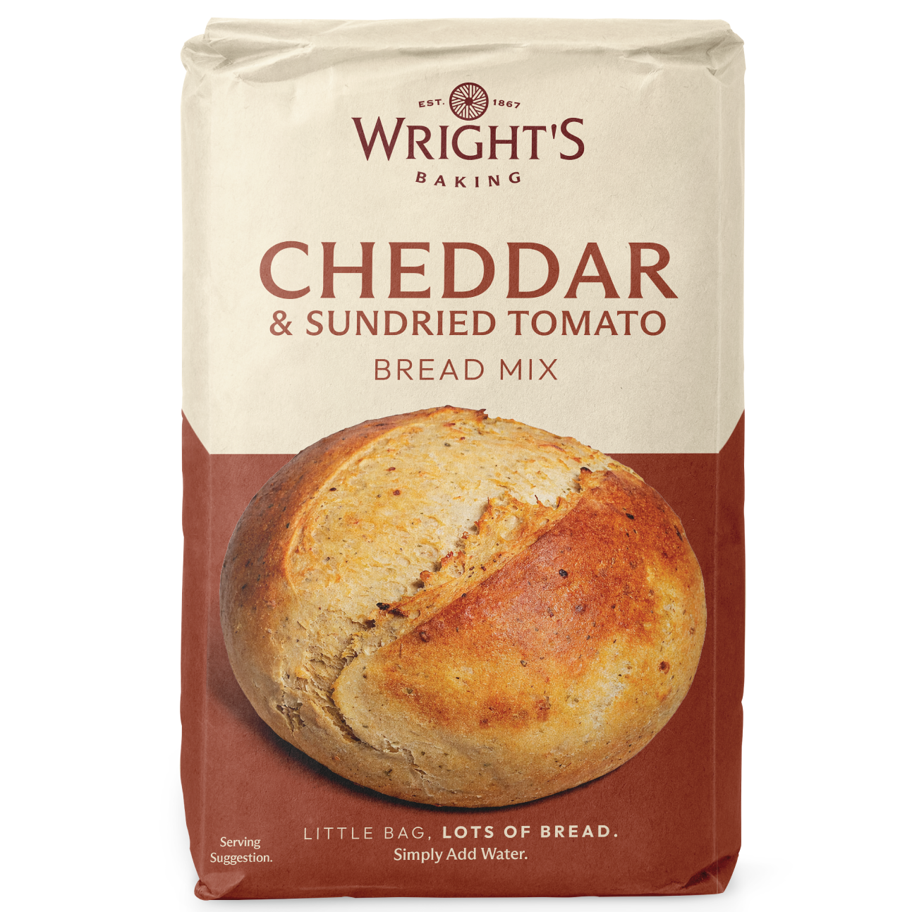 Cheddar Cheese & Sundried Tomato Bread Mix 5 x 500g