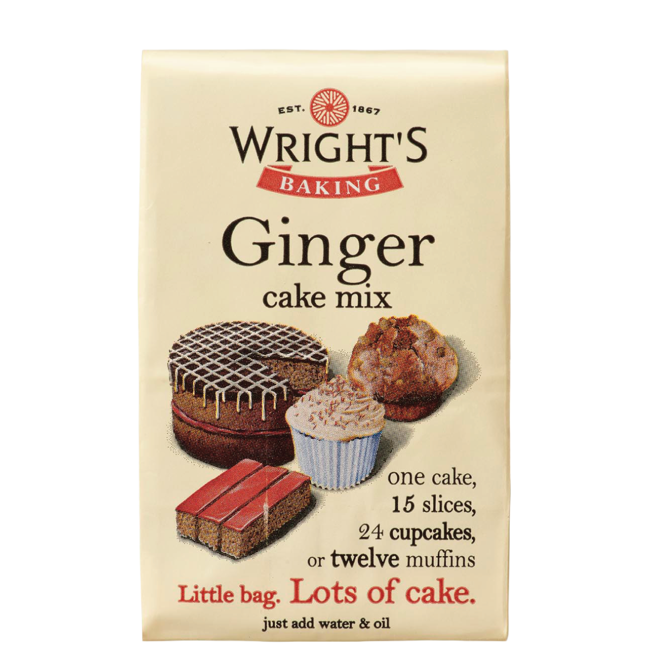 Ginger Cake Mix 5 x 500g