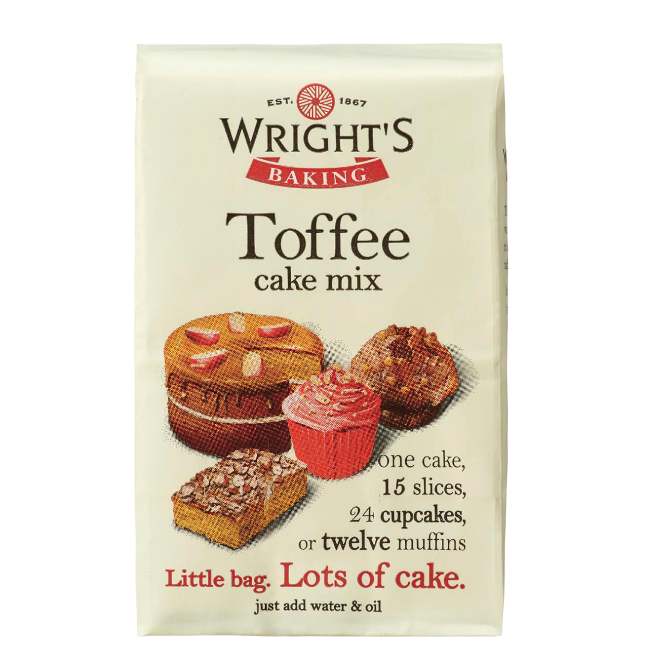 Toffee Cake Mix 5 x 500g