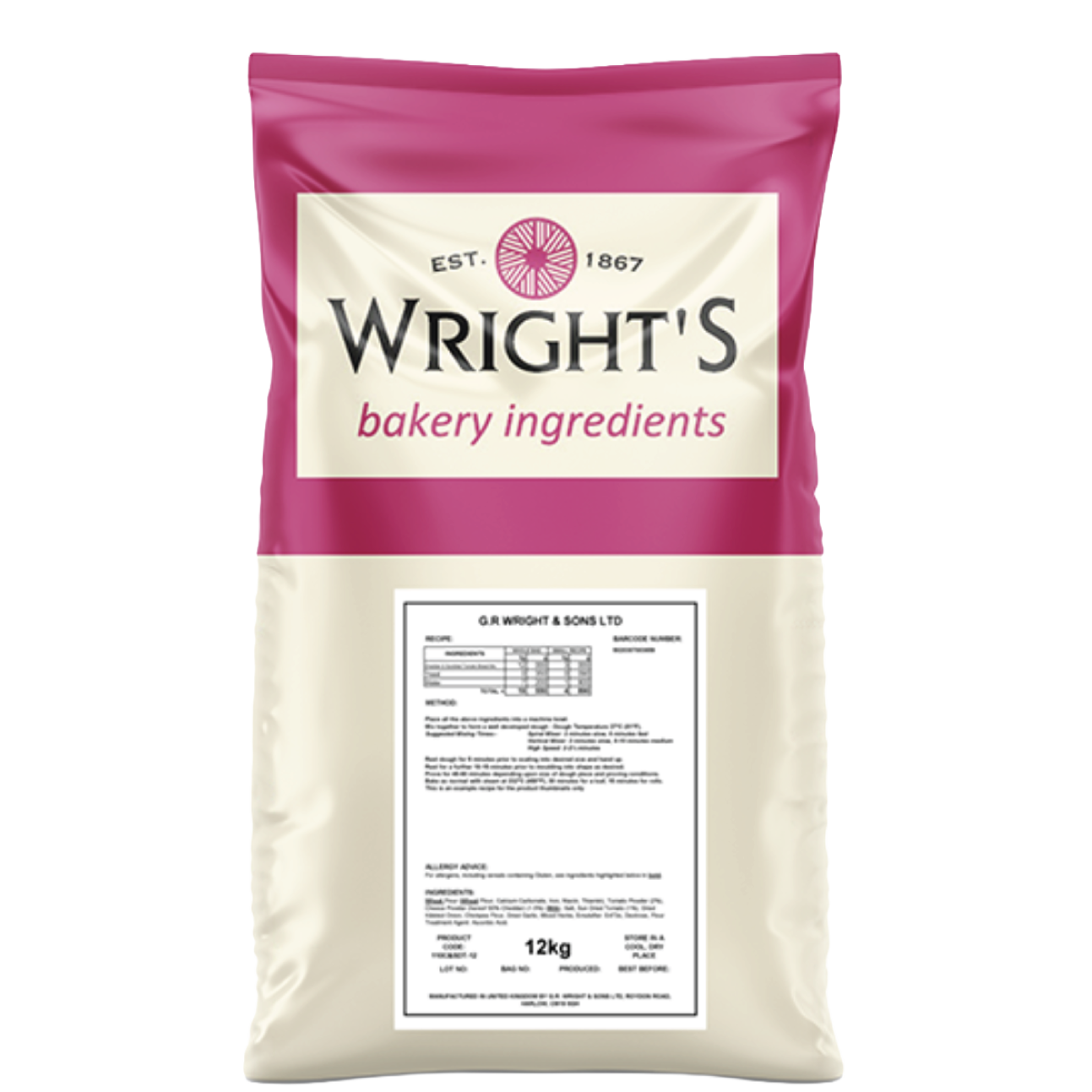 Spelt Bread Mix 12.5kg - Un-Yeasted
